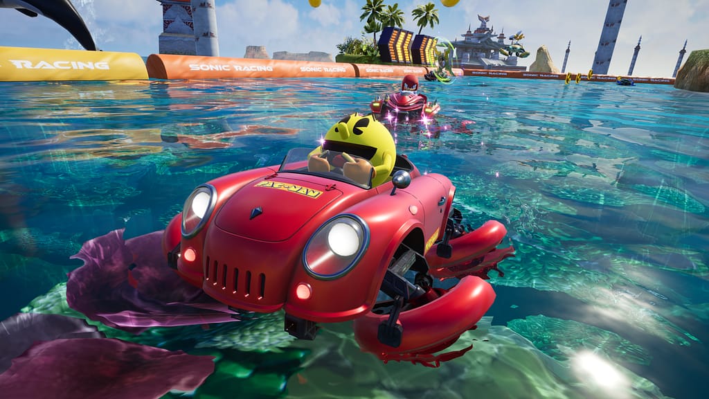 Sonic Racing: CrossWorlds recebe pacote PAC-MAN